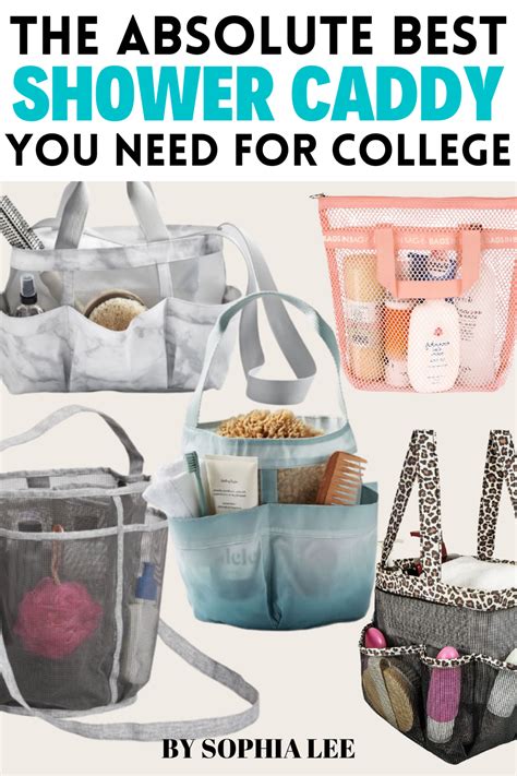 college shower caddy|best shower caddy for dorm.